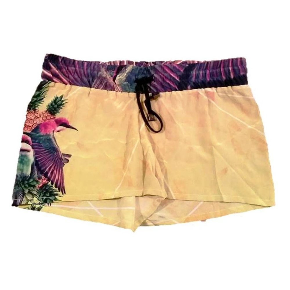 WE ARE HANDSOME Women's BIRD And PINEAPPLE Print SHORTS ( S )